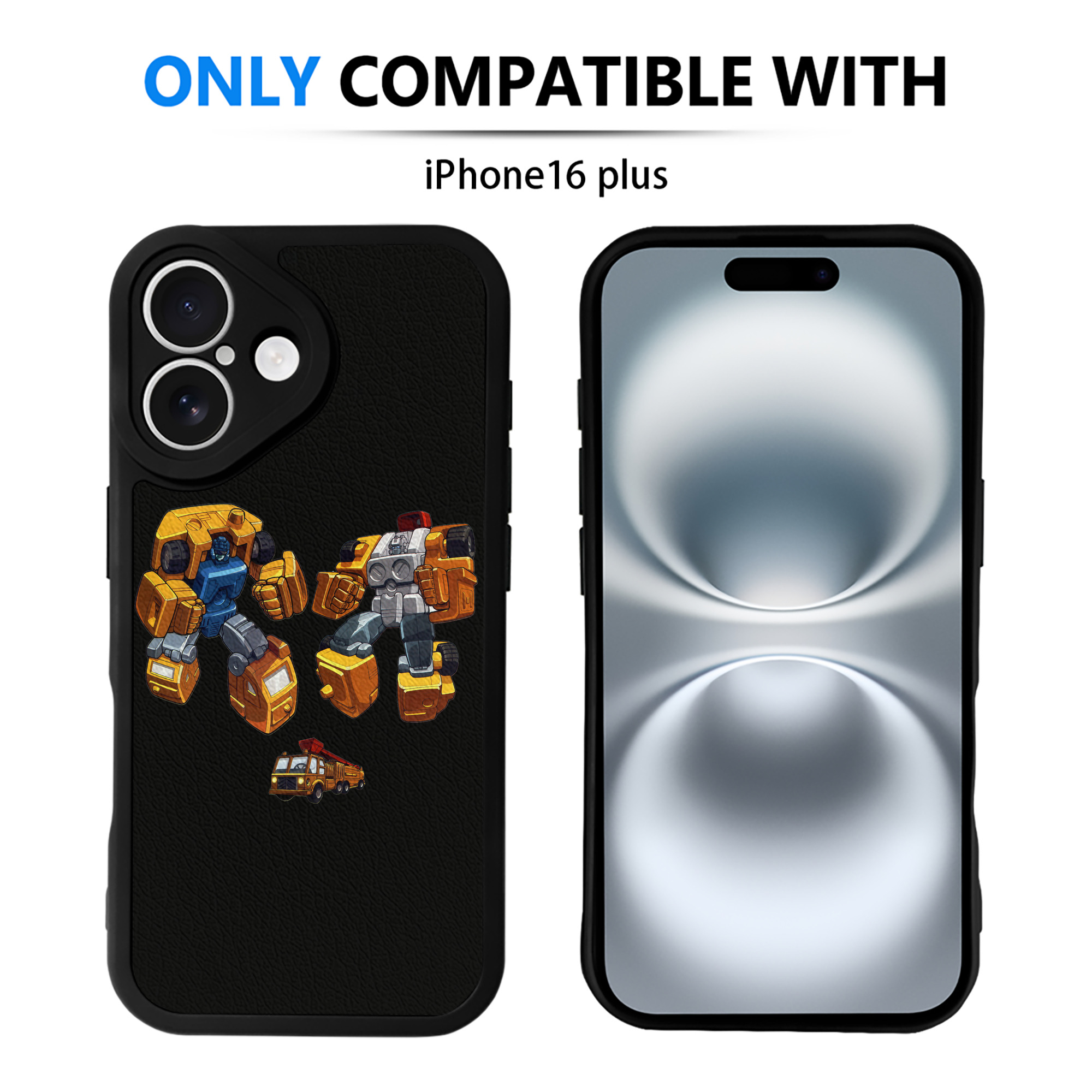 （画像用）  【iPhone 16シリーズ対応】シリコンスマホケース（レザー調） 材質：シリコン